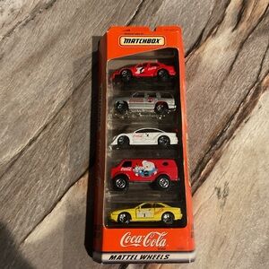 Matchbox Coca-Cola Brand Collection Five Pack Gift Set 1/64 Btg 1998